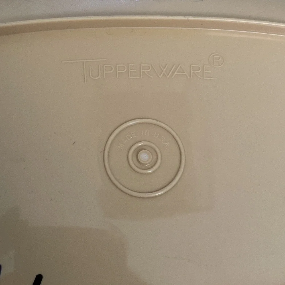 Tupperware Microwave 3 Piece Pc Vegetable Steamer Serving Bowl Gold